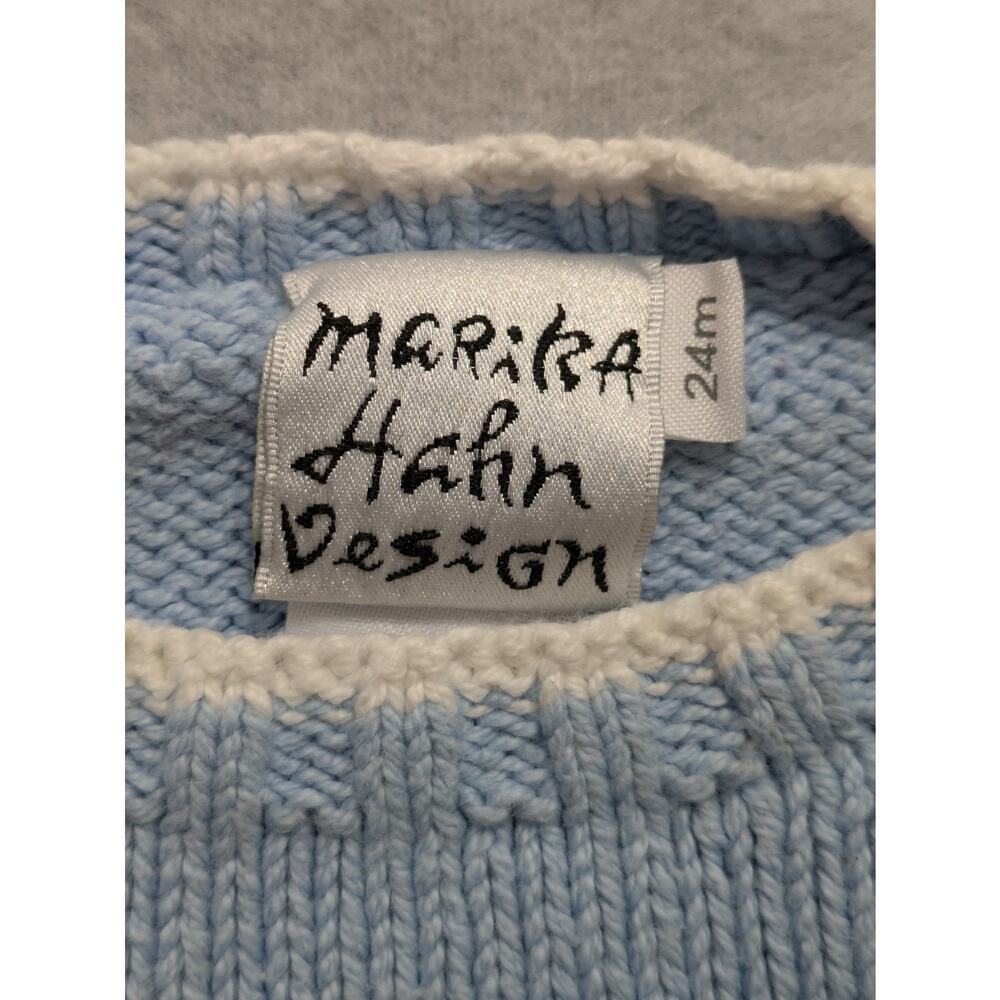 Marika Hahn Design‎ Sweater Baby 24M Long Sleeve Top Infant Knitted Pullover Top - Picture 3 of 9